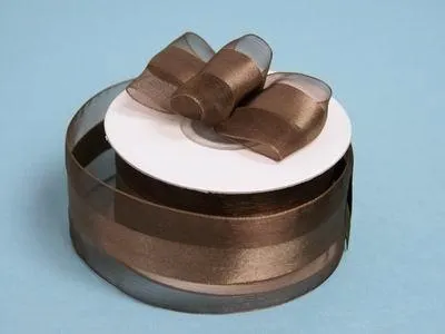 10 Yards 1.5" DIY Chocolate Satin Center Ribbon For Craft Dress Wedding