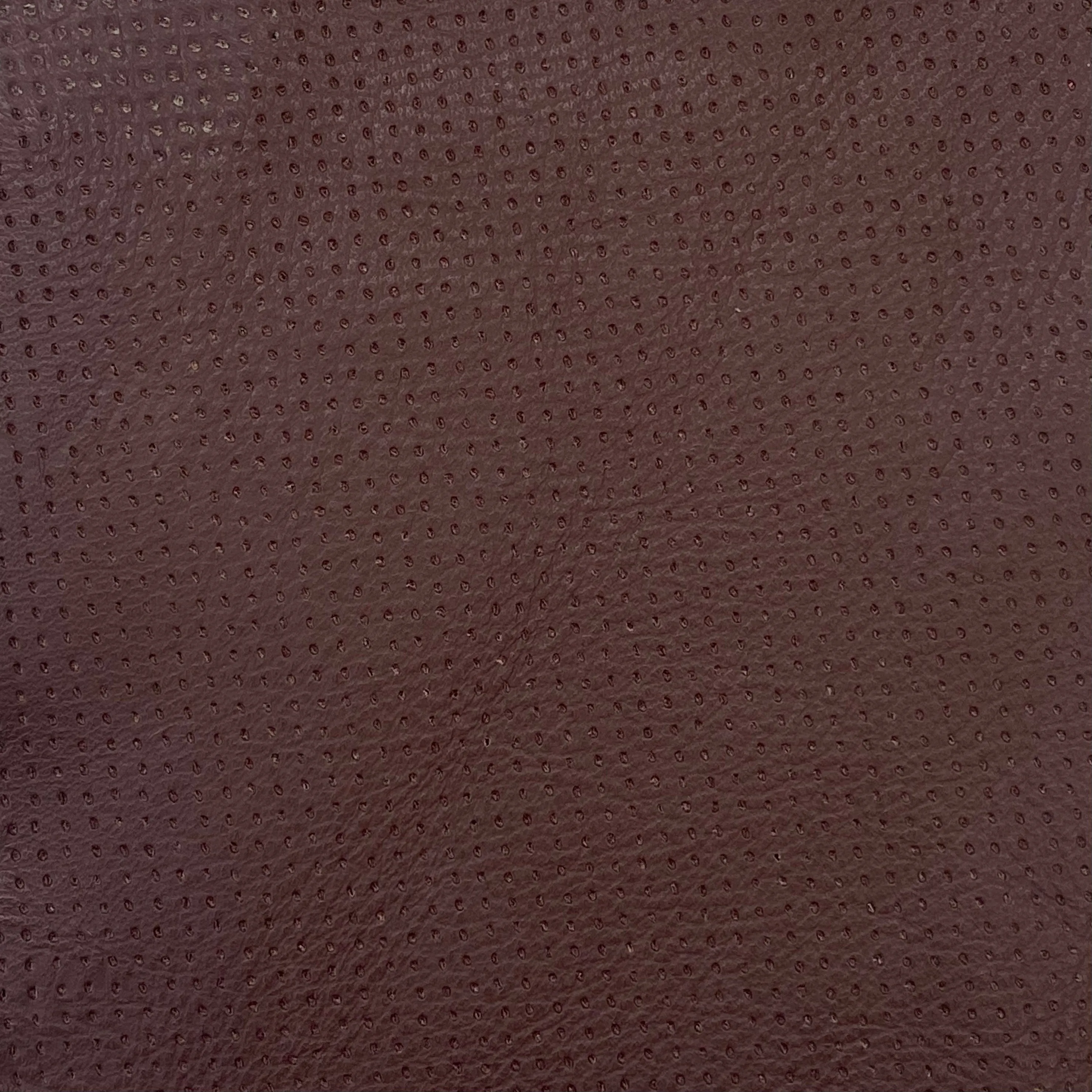 2oz (1.2mm) Perforated Cow Leather - Merlot (per square foot)