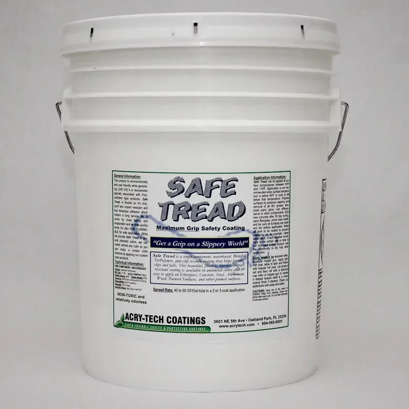 Acry-Tech Safe Tread 5 US Gallons - Clear - Fine *Special Order*