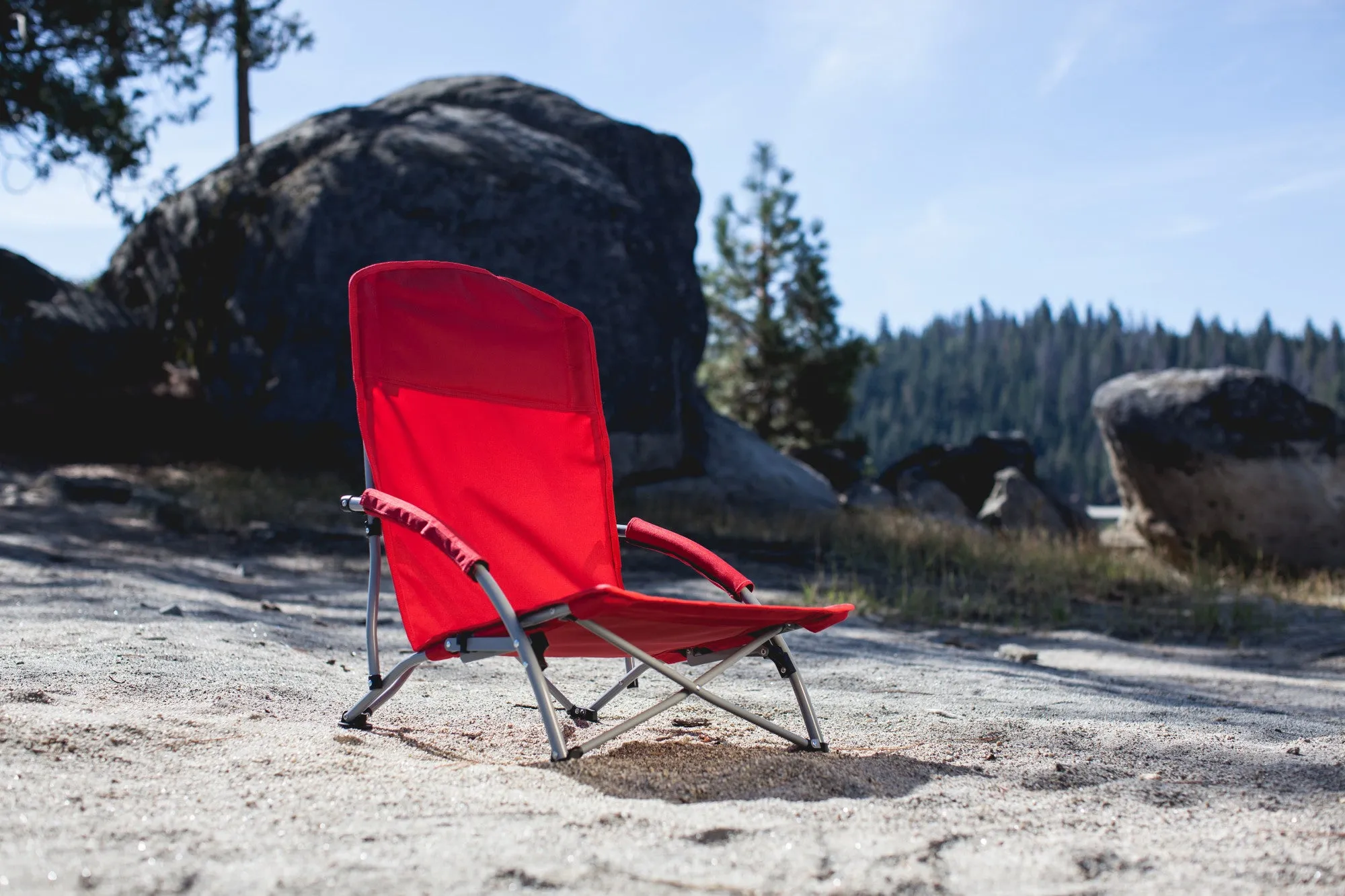 Beach Sayings The Beach is Where I Belong - Tranquility Beach Chair with Carry Bag