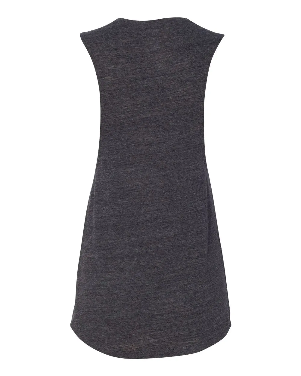 Bella   Canvas 8803 Women's Flowy Scoop Muscle Tank - Charcoal Black Slub