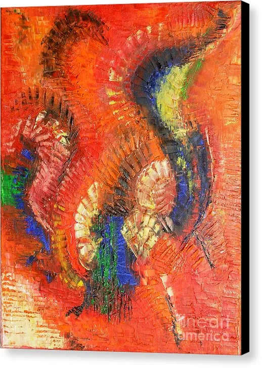 BIRD OF PARADISE - Canvas Print #1025