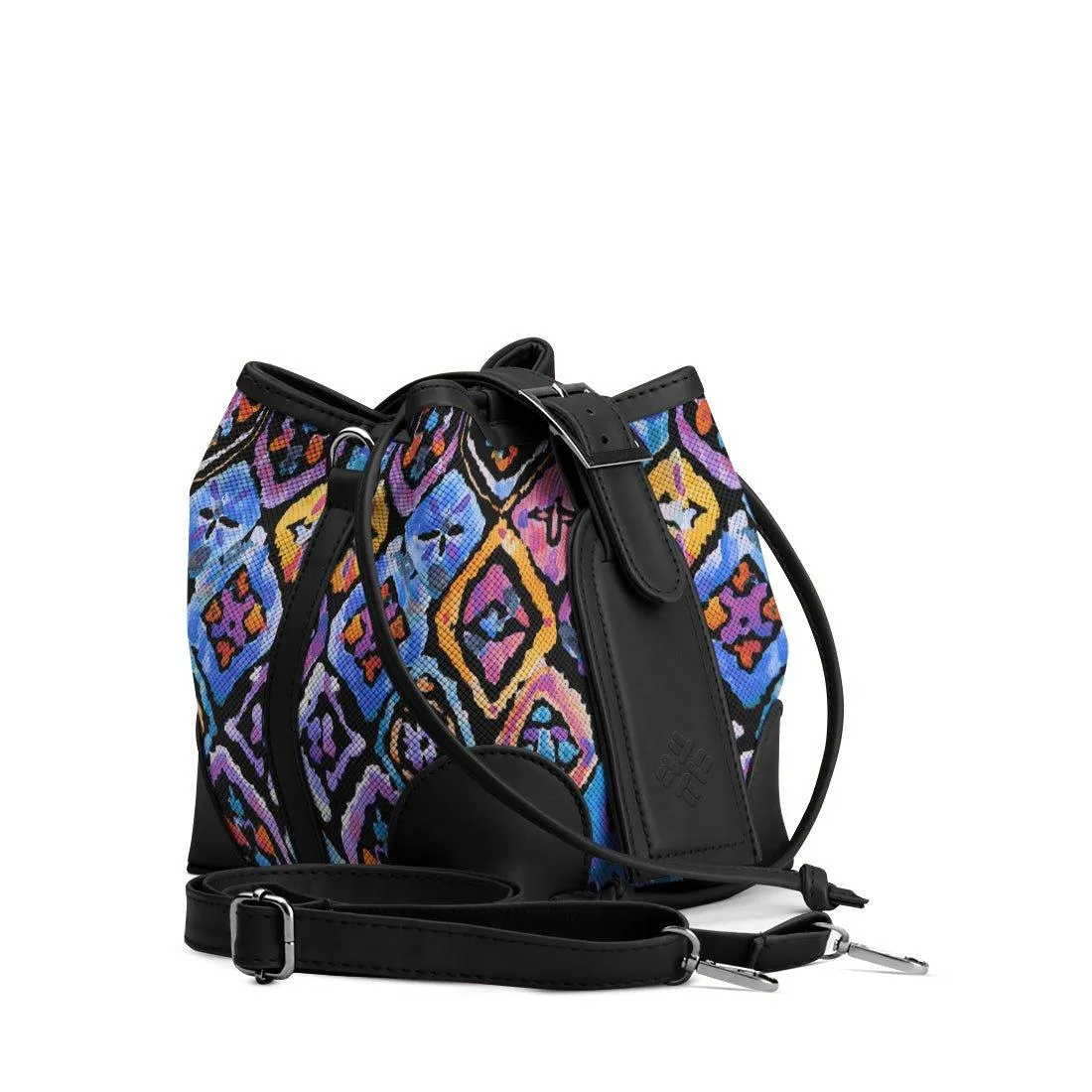 Black Bucket Bags Mozaic