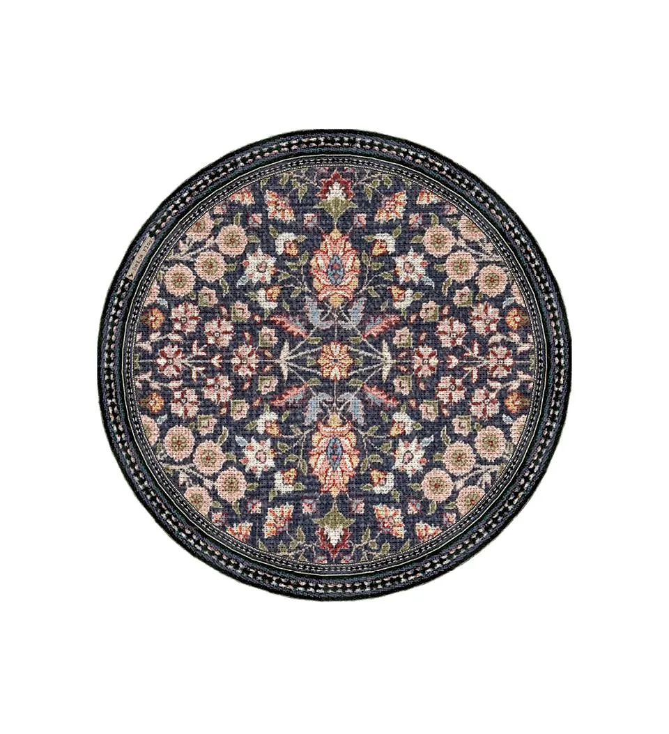 Bohemian Garden Spring Round Vinyl Placemat