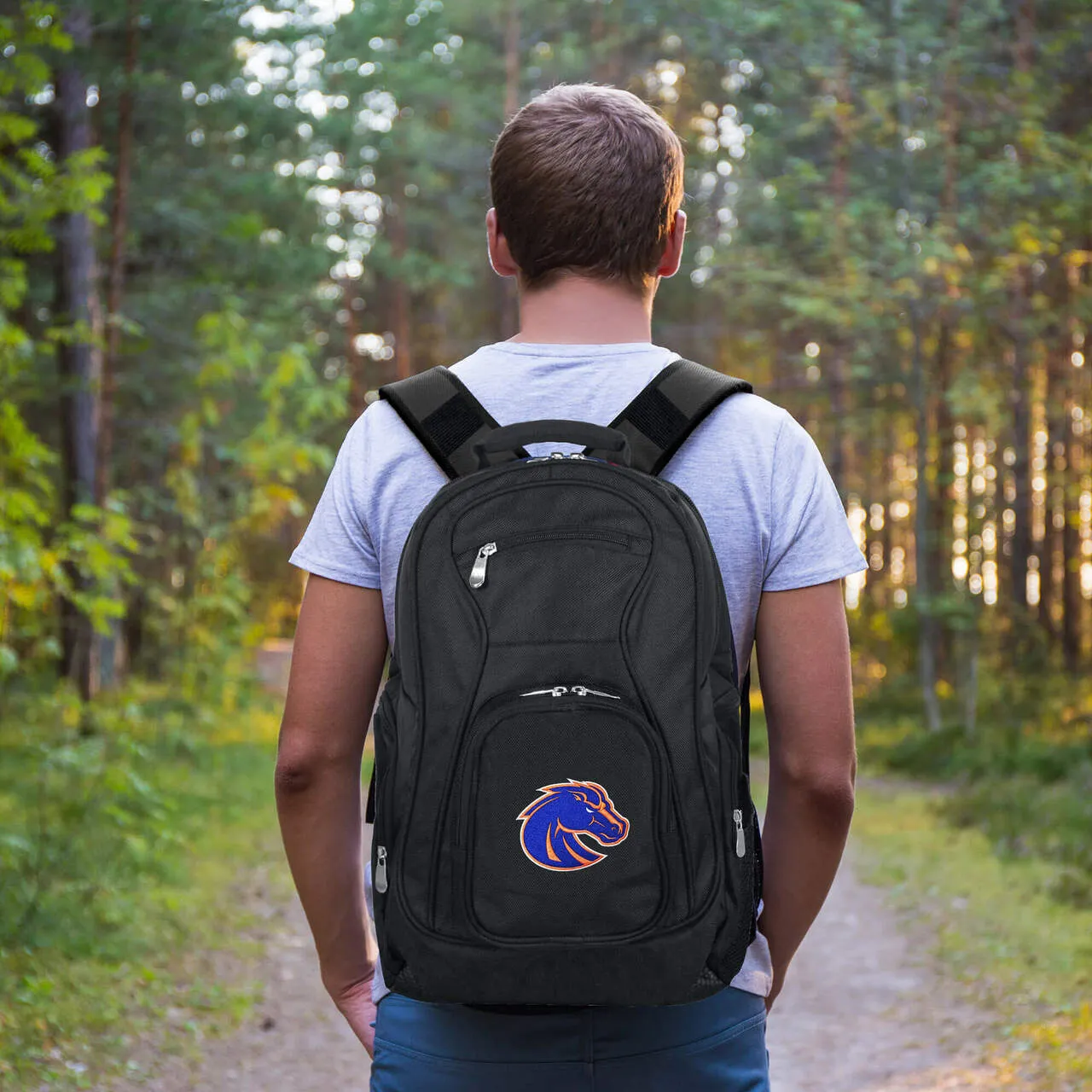 Boise State Broncos Laptop Backpack in Black