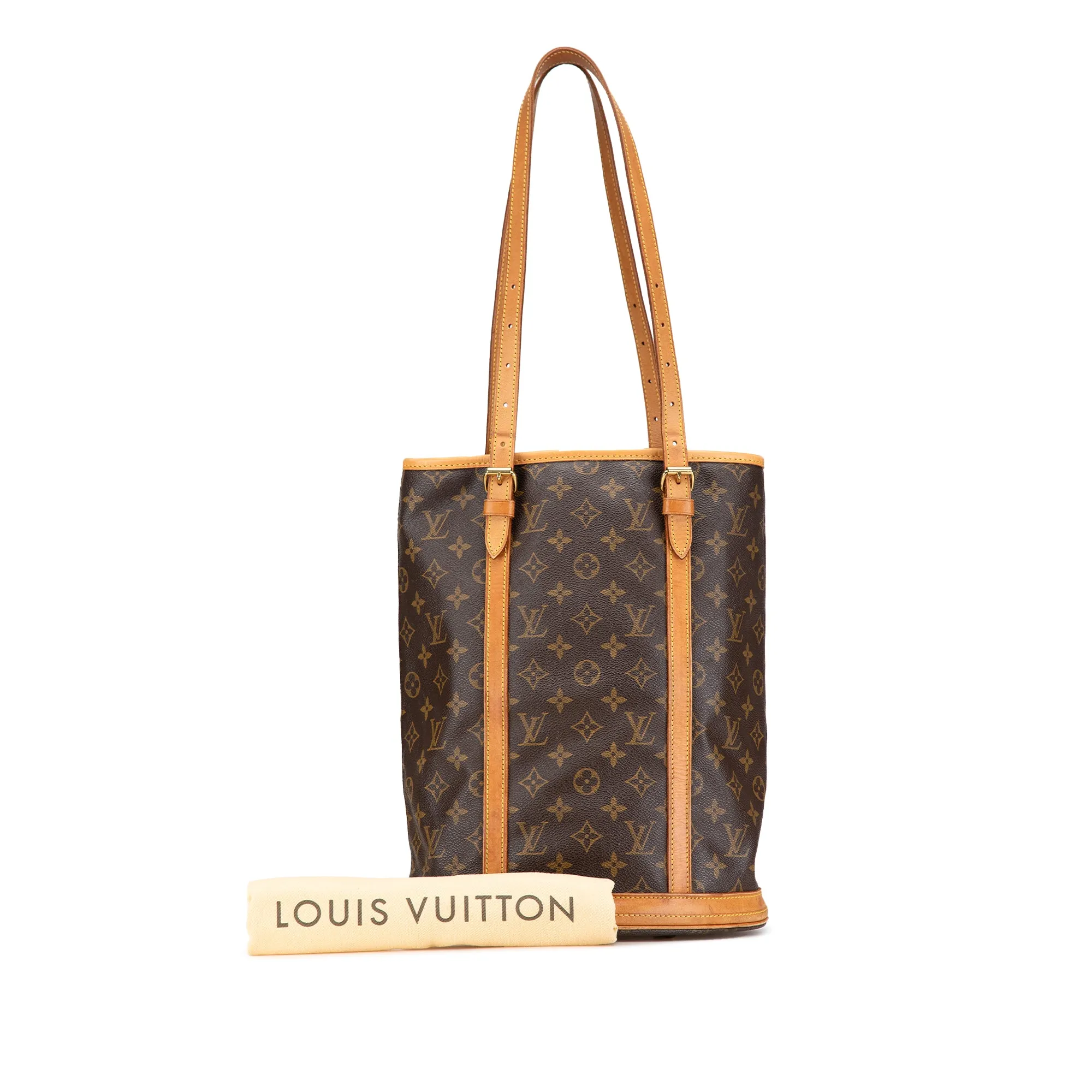 Brown Louis Vuitton Monogram Bucket GM