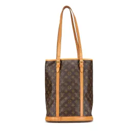 Brown Louis Vuitton Monogram Bucket GM