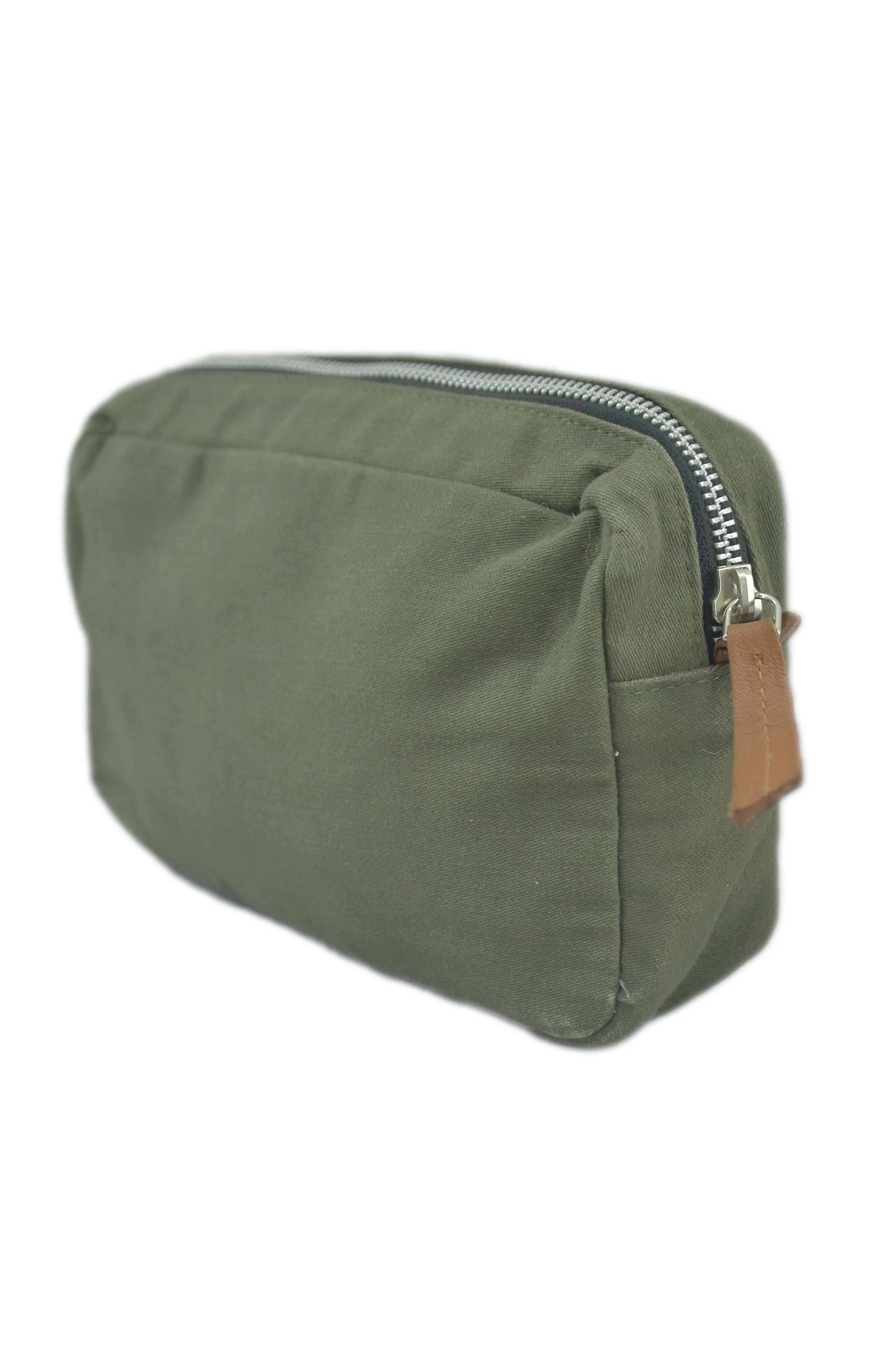 Canvas Zipper Toiletry Bag