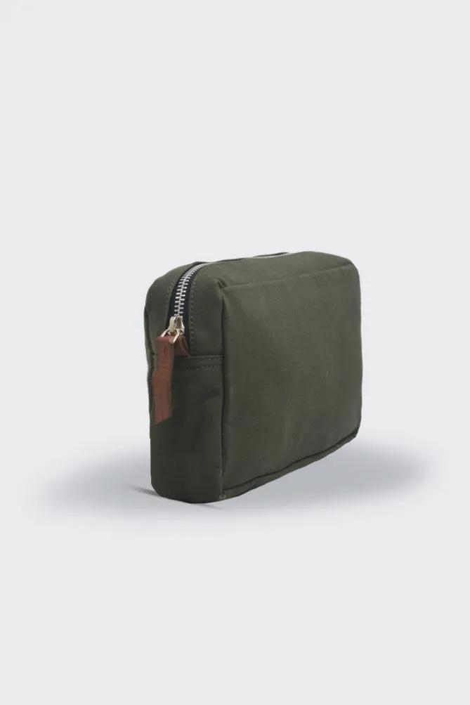 Canvas Zipper Toiletry Bag