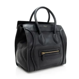 Celine Calfskin Mini Luggage Tote (SHF-19386)