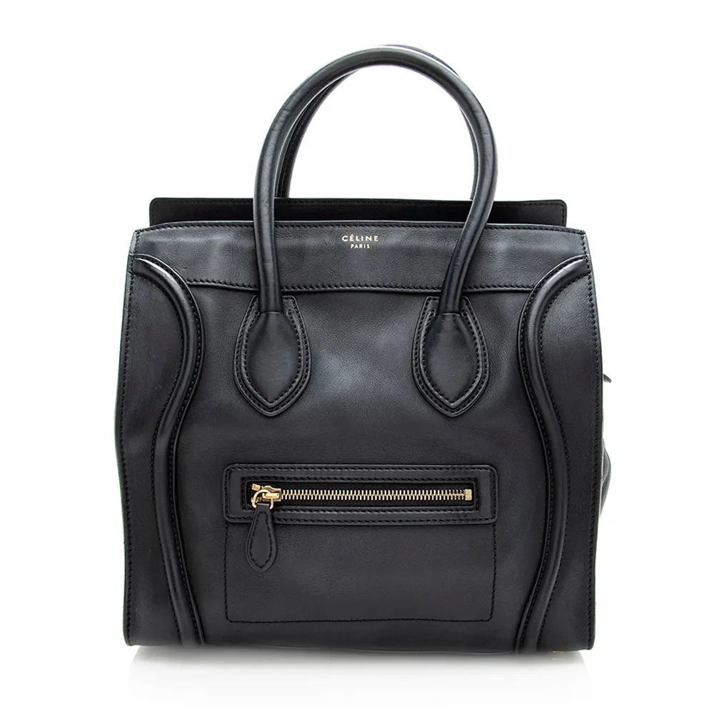 Celine Calfskin Mini Luggage Tote (SHF-19386)