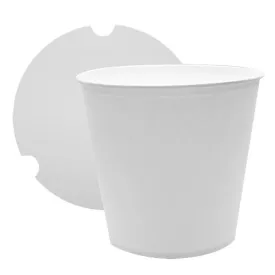 Chicken Bucket 170oz Paper Food Buckets with Lids (223mm) - 150 count