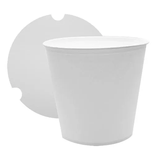 Chicken Bucket 170oz Paper Food Buckets with Lids (223mm) - 150 count