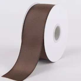 Chocolate Brown - Satin Ribbon Double Face - ( W: 1-1/2 Inch | L: 25 Yards )