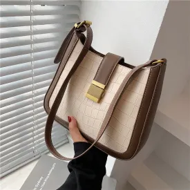 Christmas Gift Burminsa Vintage Stone Pattern Crossbody Shoulder Bags For Women Brand Designer Baguette Small Ladies Purses And Handbags 2021