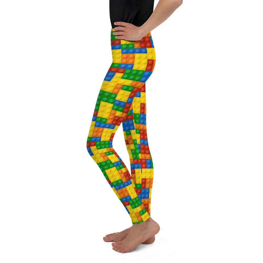 Colorful Blocks Youth Leggings