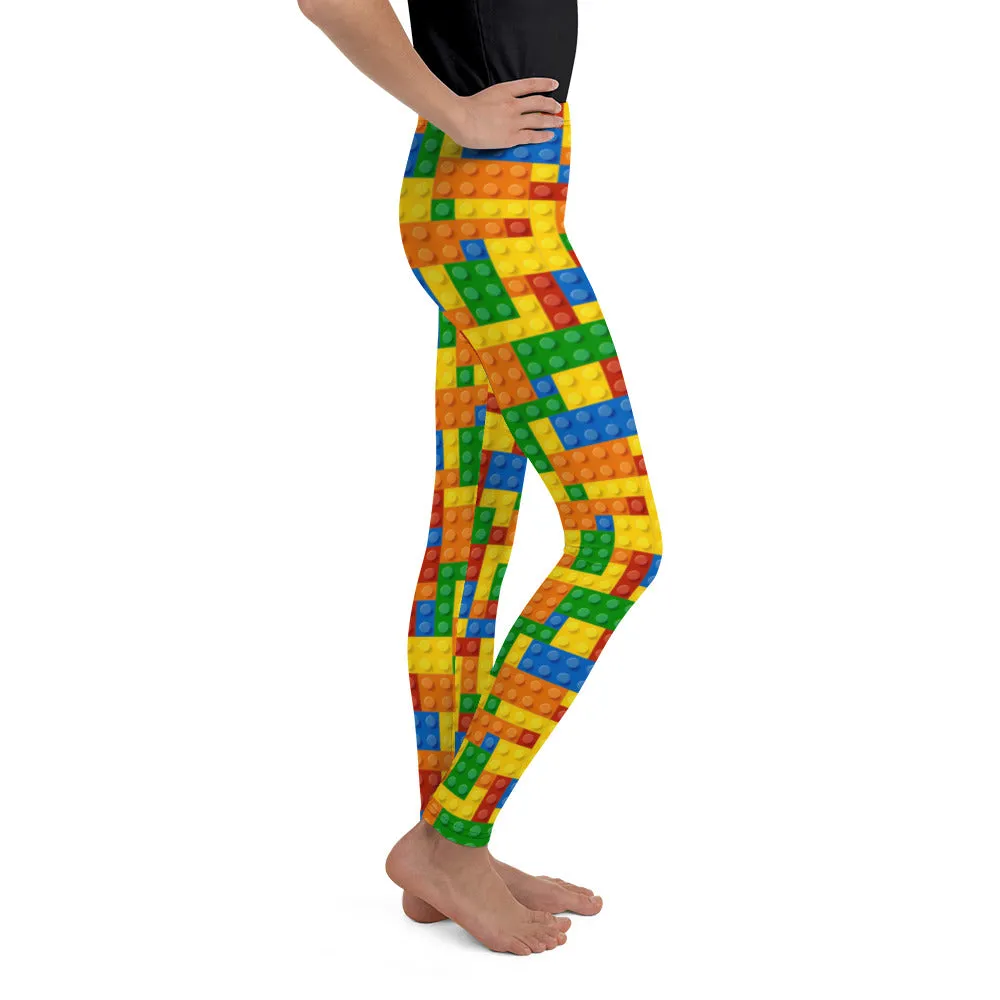 Colorful Blocks Youth Leggings