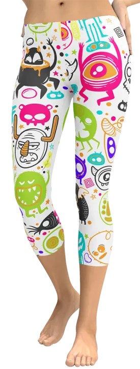 Colorful Doodles Capris