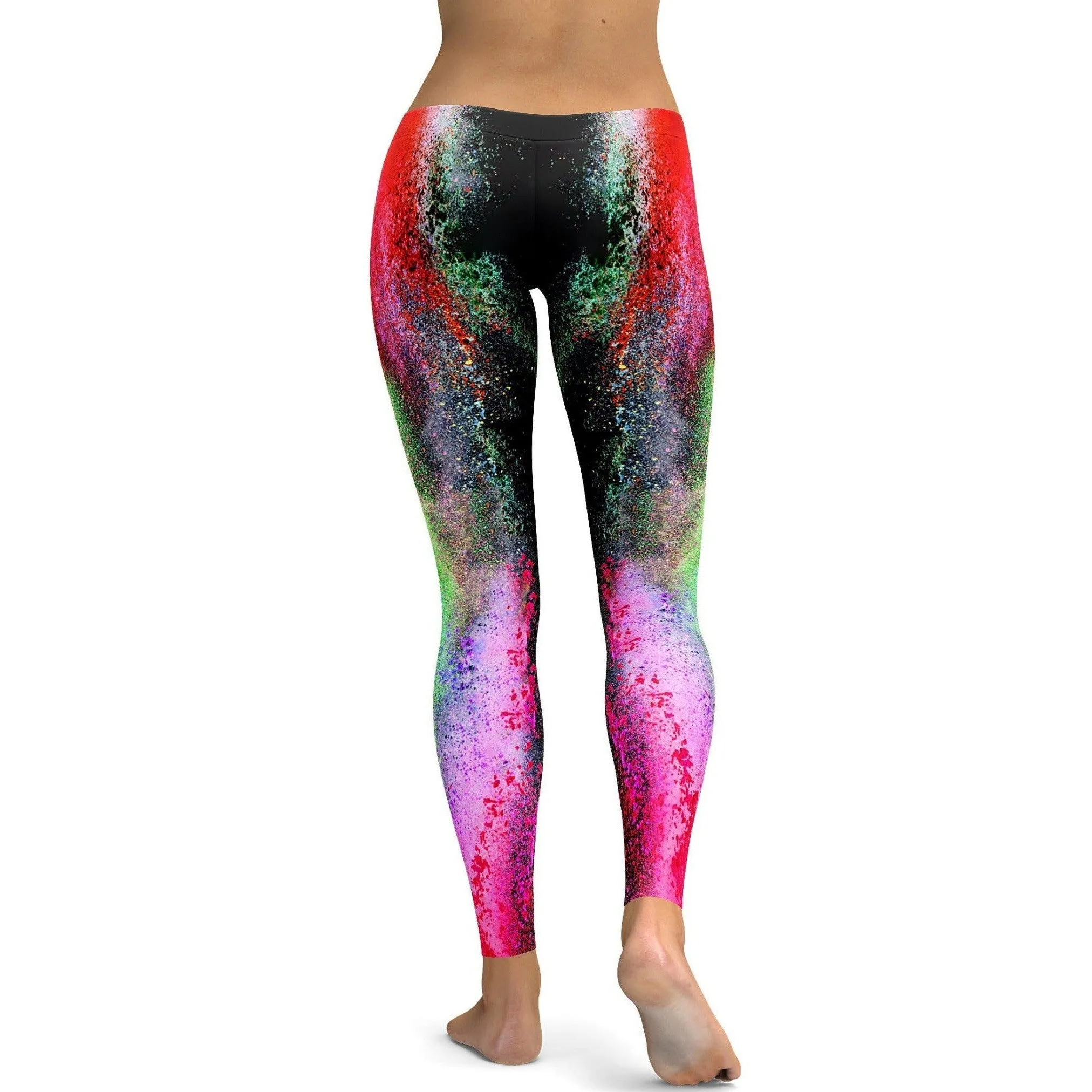 Colorful Powder Explosion Leggings