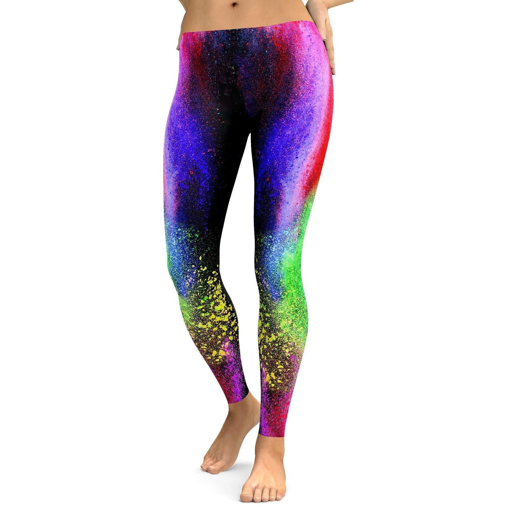 Colorful Powder Explosion Leggings