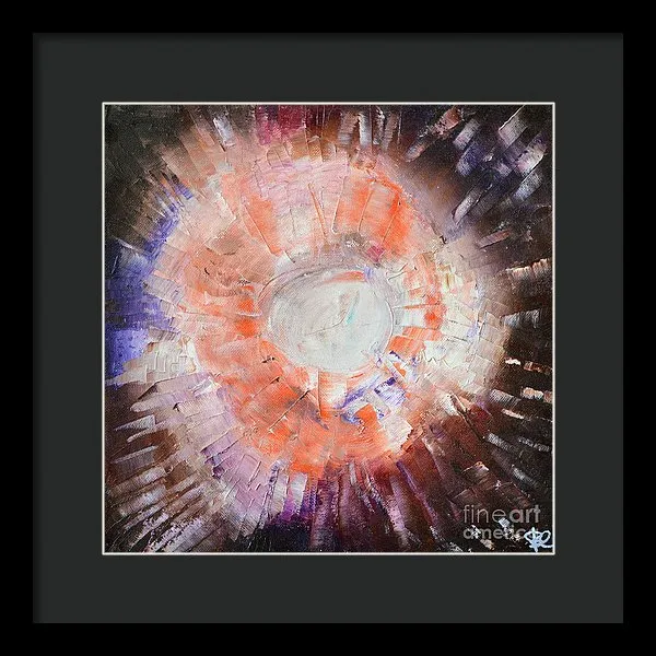 COSMIC BURST - Framed Print #1020