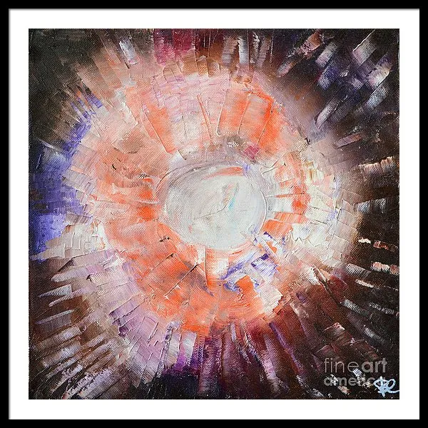 COSMIC BURST - Framed Print #1020