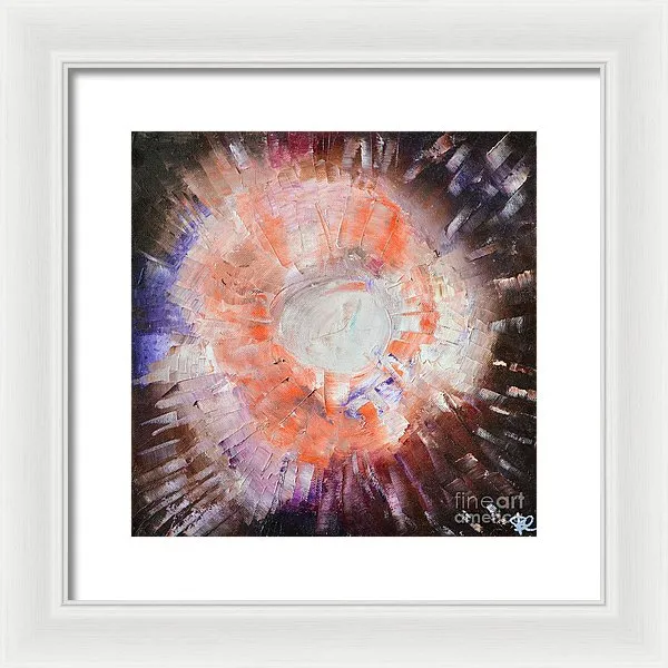 COSMIC BURST - Framed Print #1020