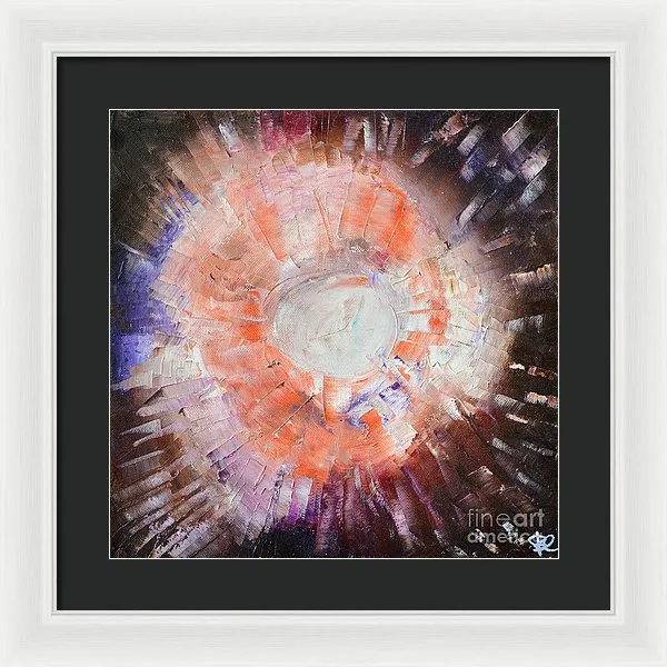 COSMIC BURST - Framed Print #1020