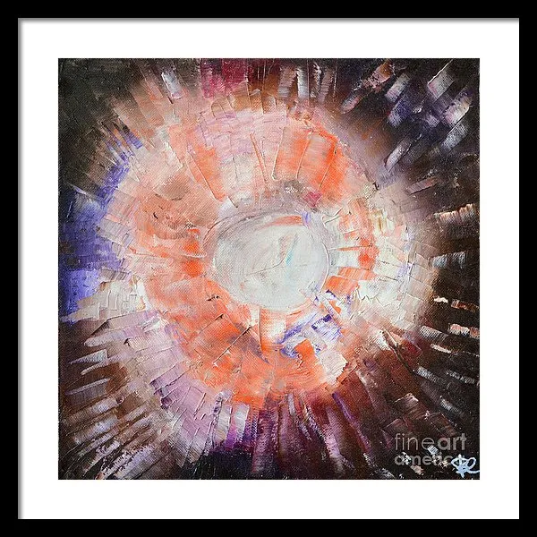 COSMIC BURST - Framed Print #1020