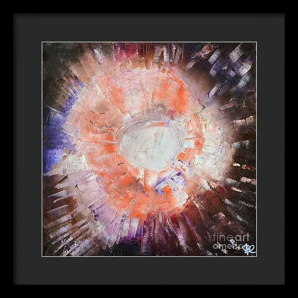 COSMIC BURST - Framed Print #1020