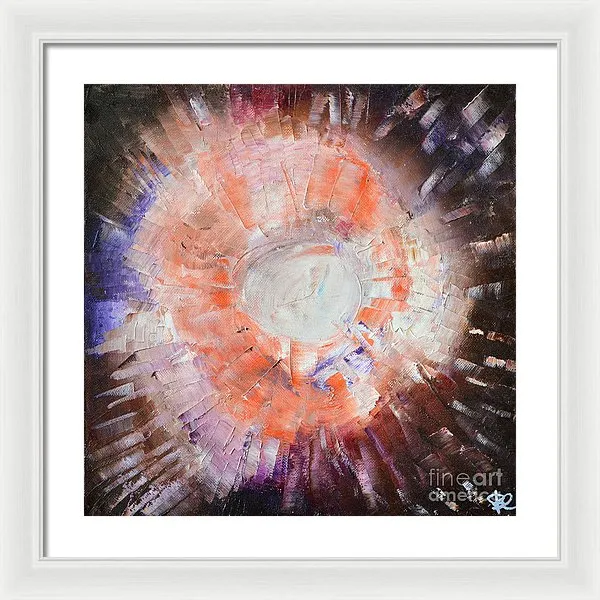 COSMIC BURST - Framed Print #1020