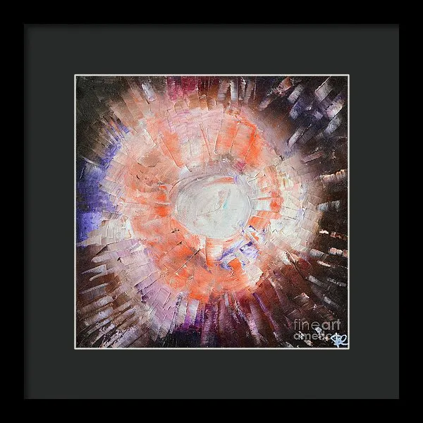 COSMIC BURST - Framed Print #1020