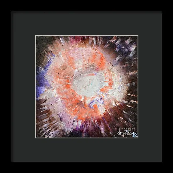 COSMIC BURST - Framed Print #1020