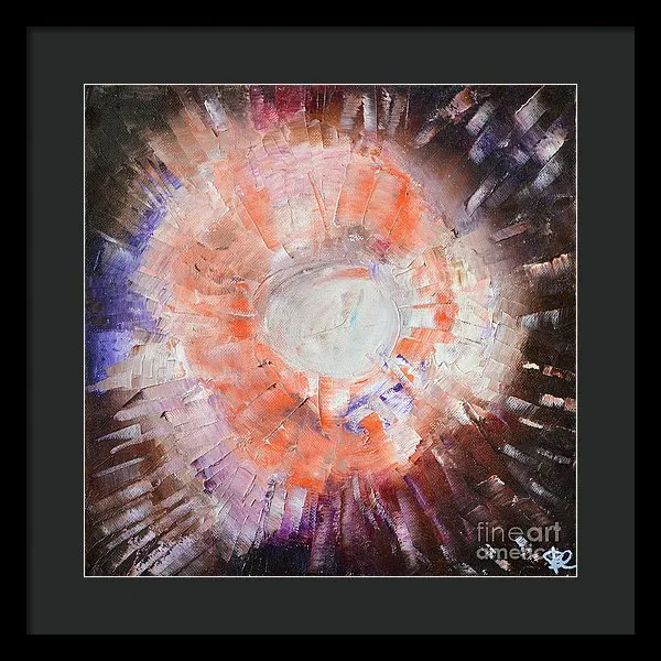 COSMIC BURST - Framed Print #1020