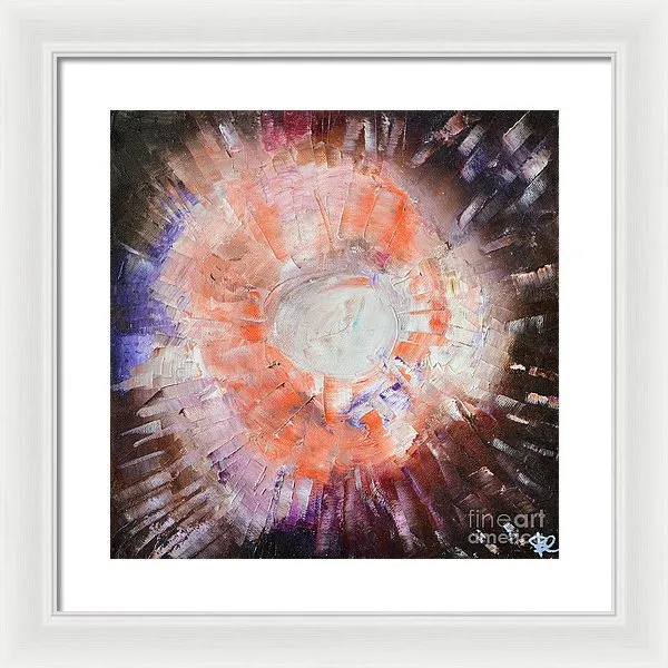 COSMIC BURST - Framed Print #1020