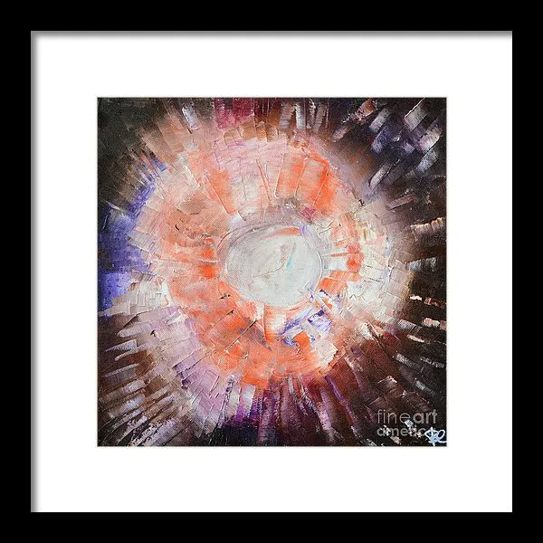 COSMIC BURST - Framed Print #1020