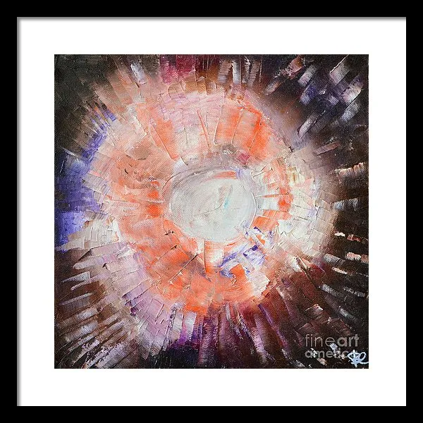 COSMIC BURST - Framed Print #1020