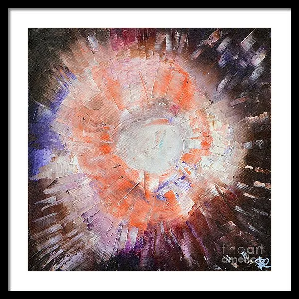 COSMIC BURST - Framed Print #1020