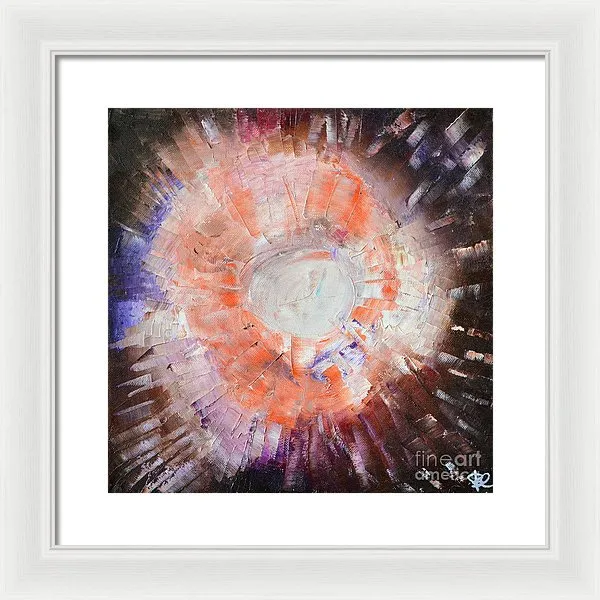 COSMIC BURST - Framed Print #1020