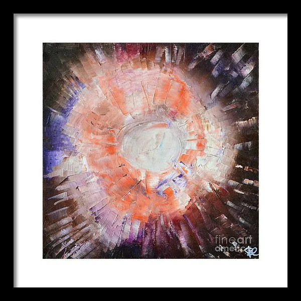 COSMIC BURST - Framed Print #1020