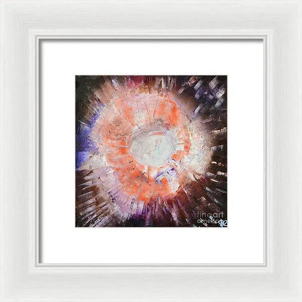 COSMIC BURST - Framed Print #1020