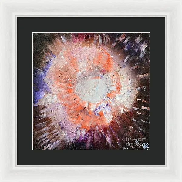 COSMIC BURST - Framed Print #1020