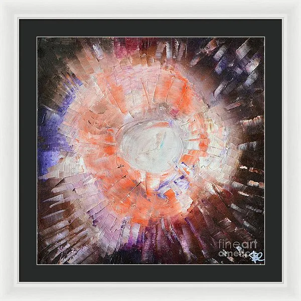 COSMIC BURST - Framed Print #1020