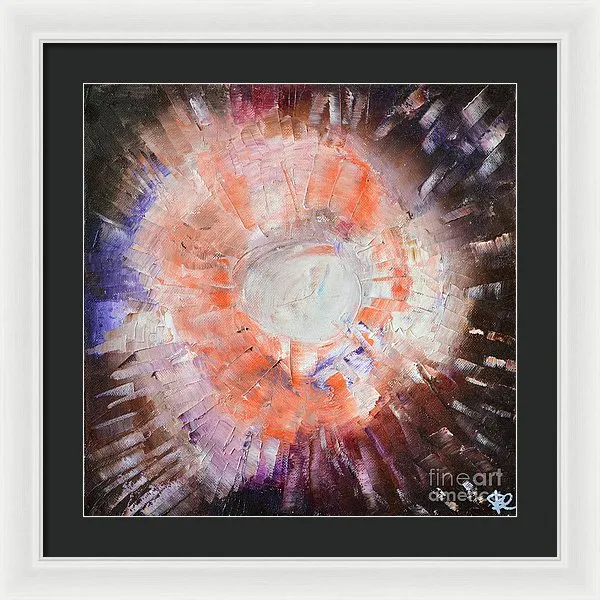 COSMIC BURST - Framed Print #1020