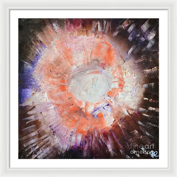 COSMIC BURST - Framed Print #1020