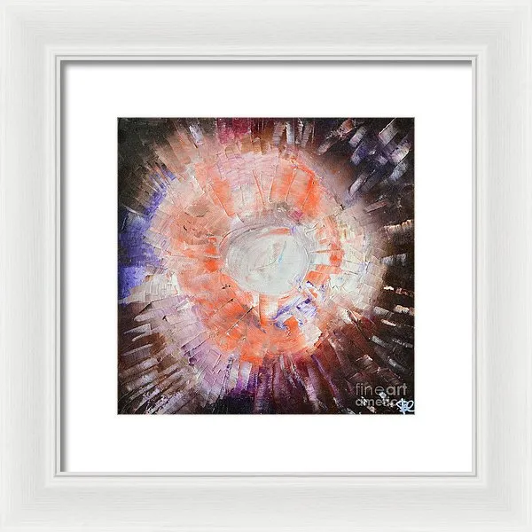 COSMIC BURST - Framed Print #1020