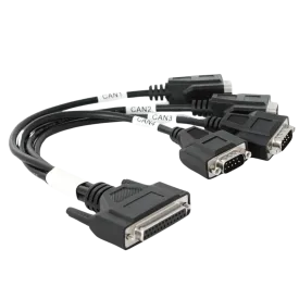 DB25-to-4x-DB9: 4 x CAN Cable Adapter