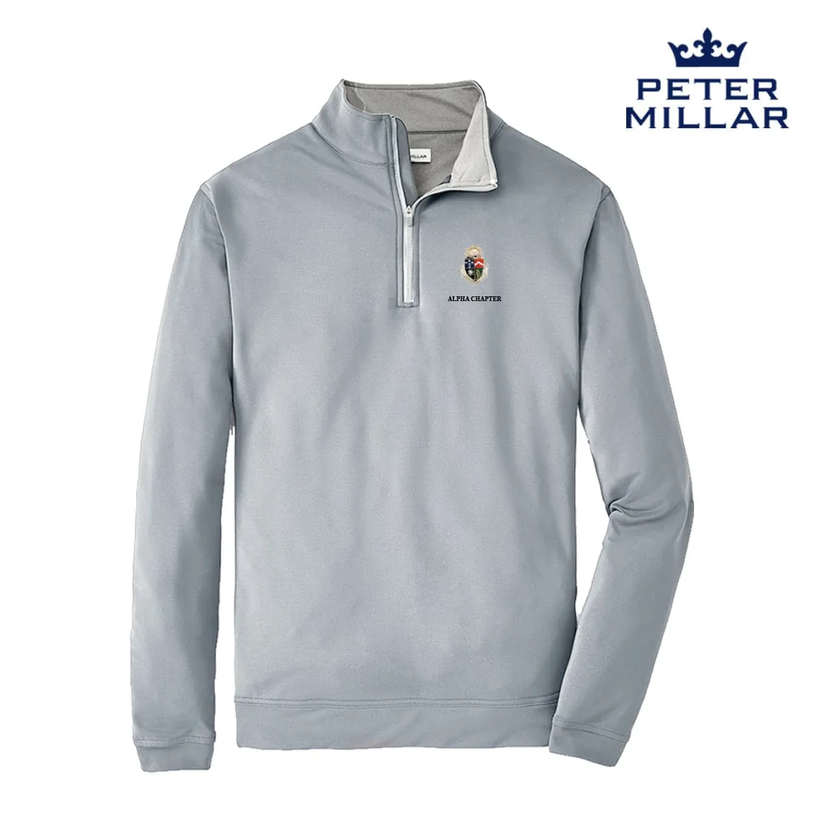 Delt Personalized Peter Millar Perth Stretch Quarter Zip