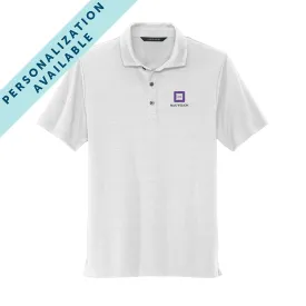 Delt White Badge Polo