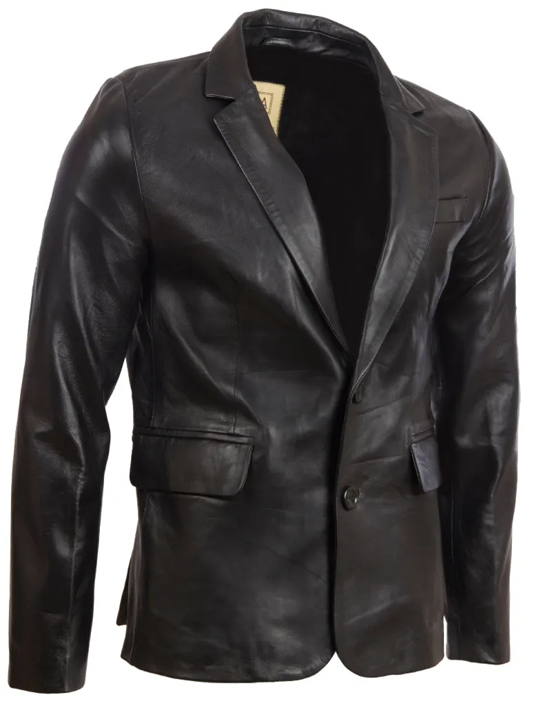 EAQQ Men's Blazer - Black